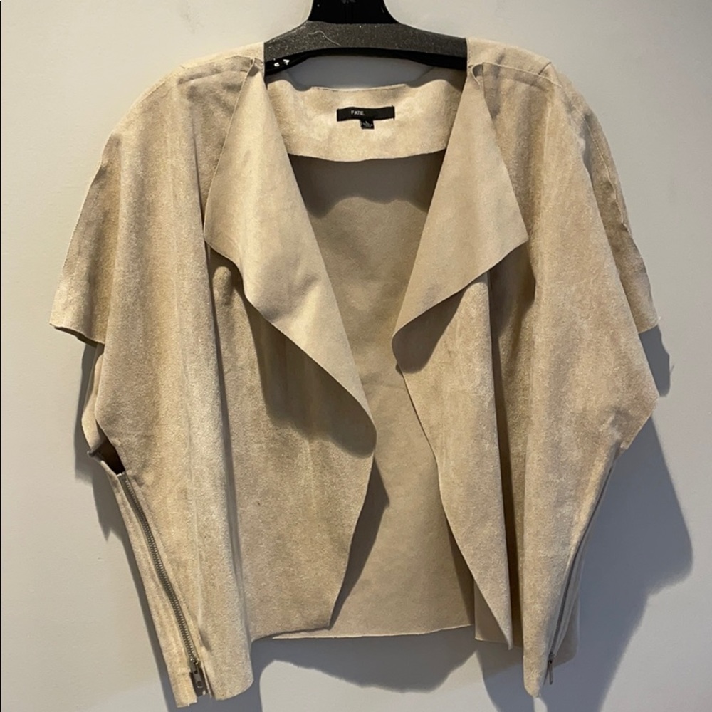 Jacket with side zip details